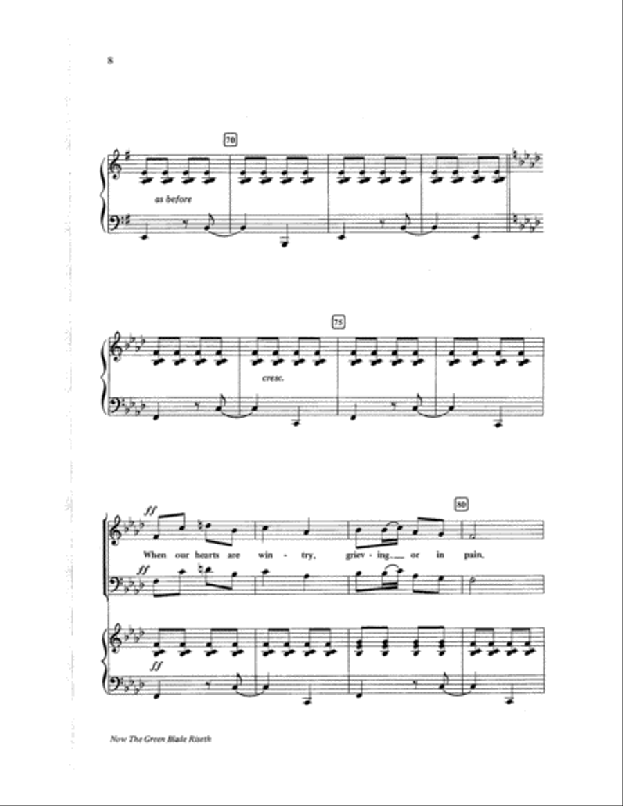 Now the Green Blade Riseth 3-Part scores gallery preview page 8
