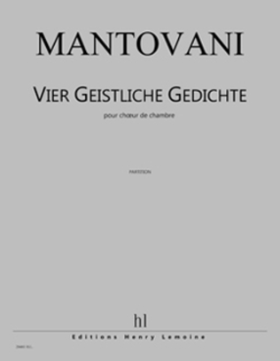 Book cover for Vier Geistliche Gedichte