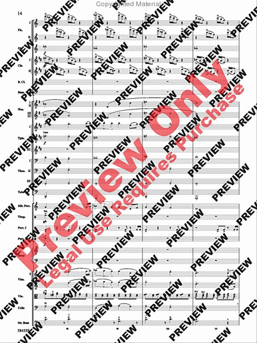 Harry Potter and the Deathly Hallows, Part 2, Suite from Full Orchestra scores gallery preview page 15