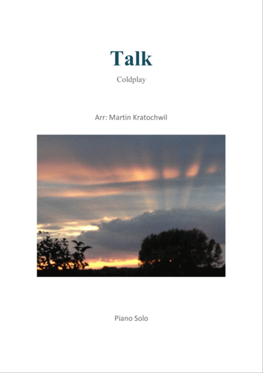 Talk Talk Piano Solo scores gallery preview page 1