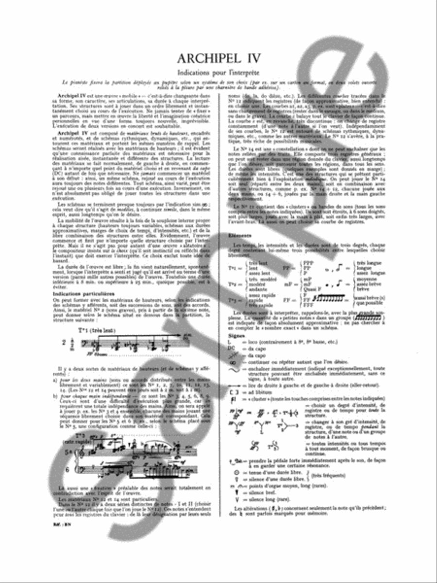 Archipel Iv (piano Solo) Piano Solo scores gallery preview page 2