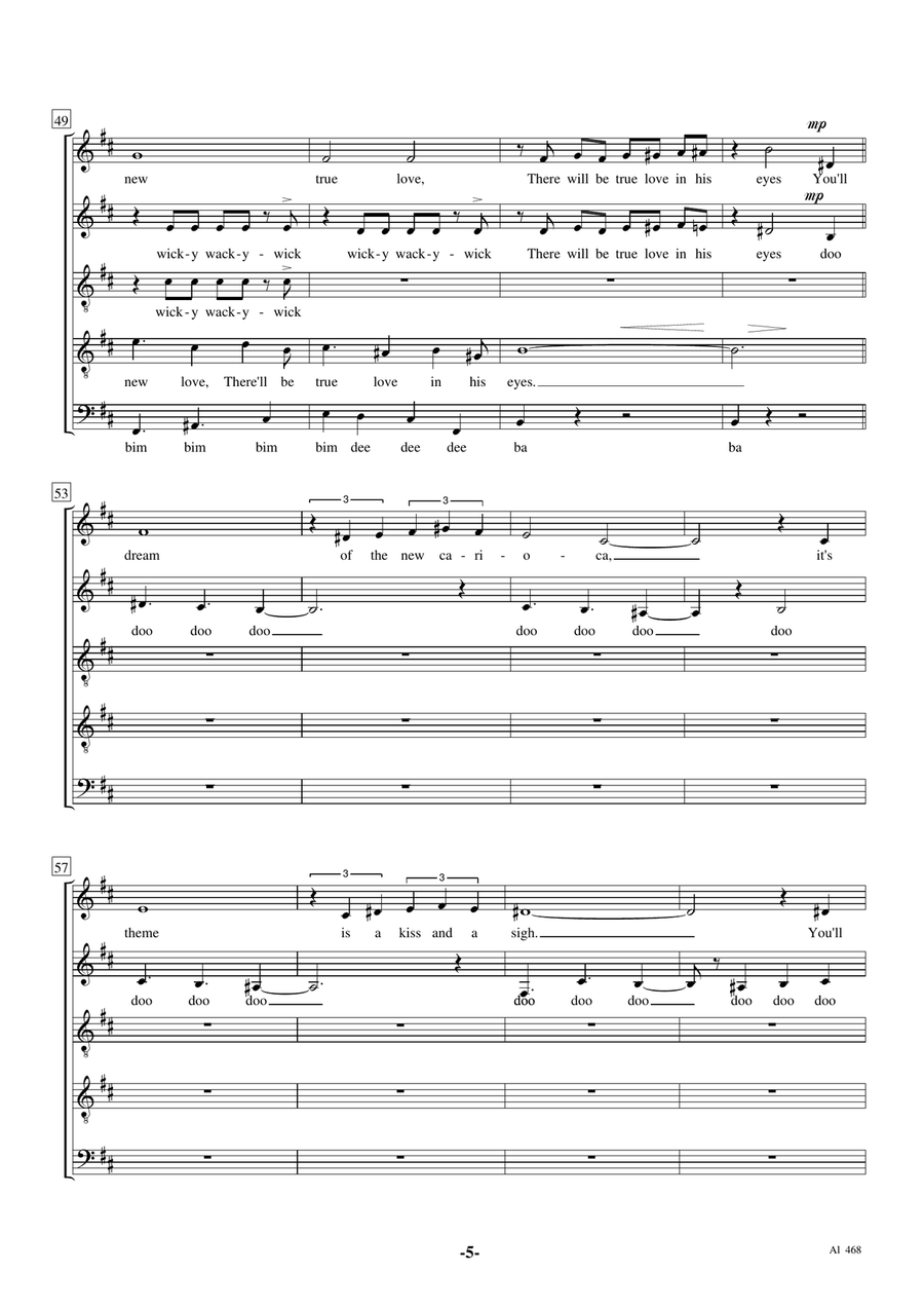 The Carioca The Carioca Divisi scores gallery preview page 5