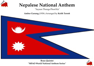 Book cover for Nepalese National Anthem for Brass Quintet