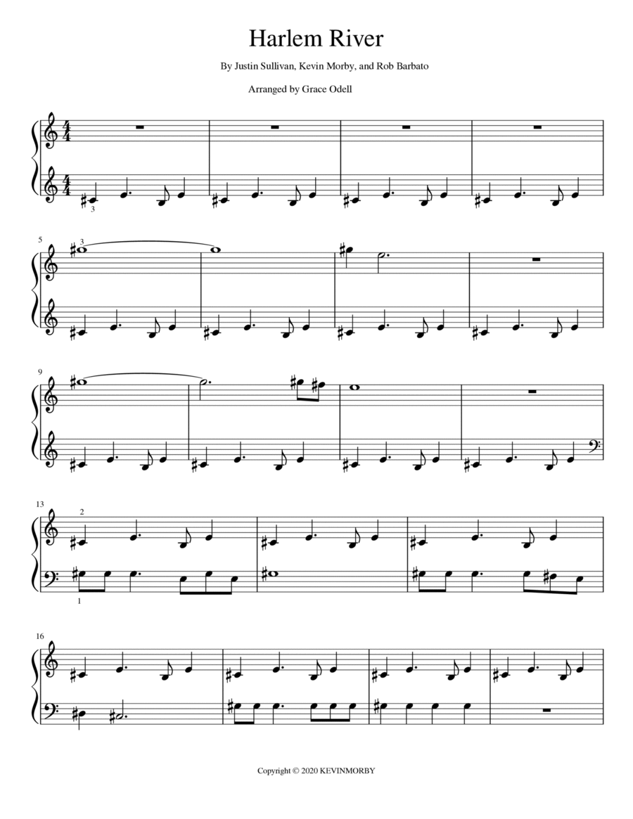 Harlem River Piano Method scores gallery preview page 1
