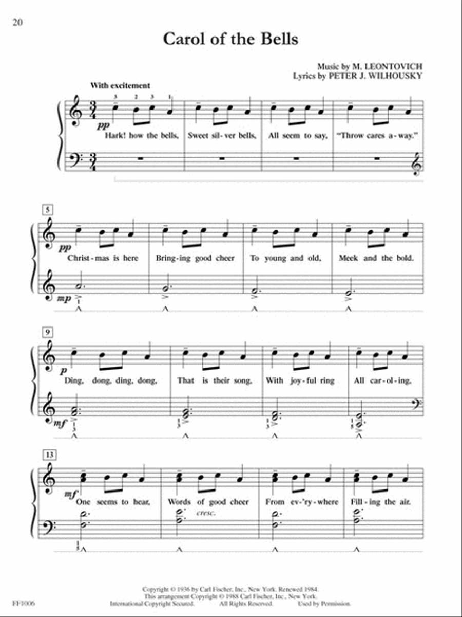 FunTime® Piano Christmas Piano Method scores gallery preview page 2