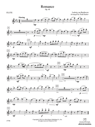Romance, Op. 40: Flute