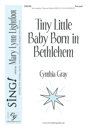 Book cover for Tiny Little Baby Born in Bethlehem