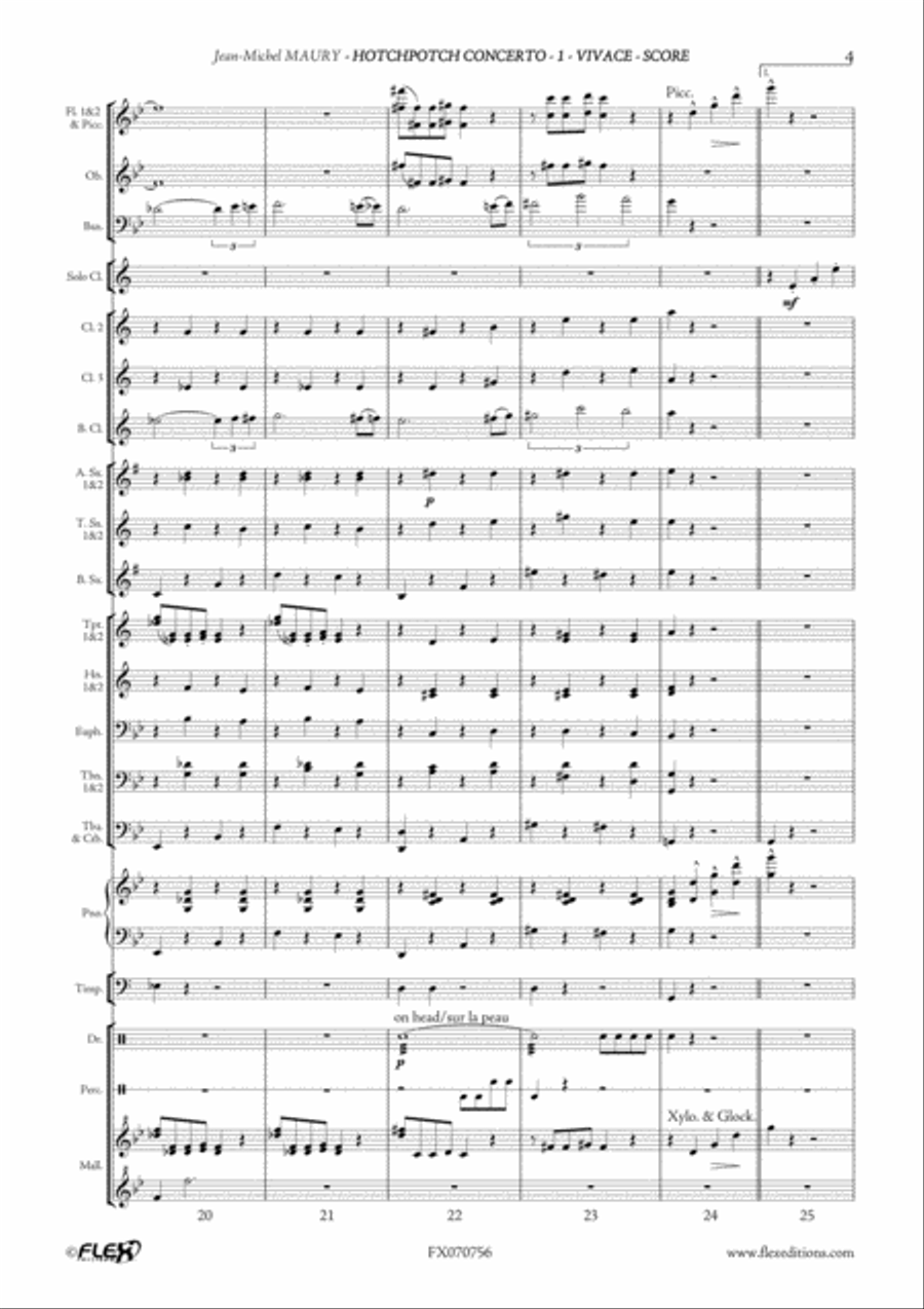 Hotchpotch Concerto Concert Band scores gallery preview page 6