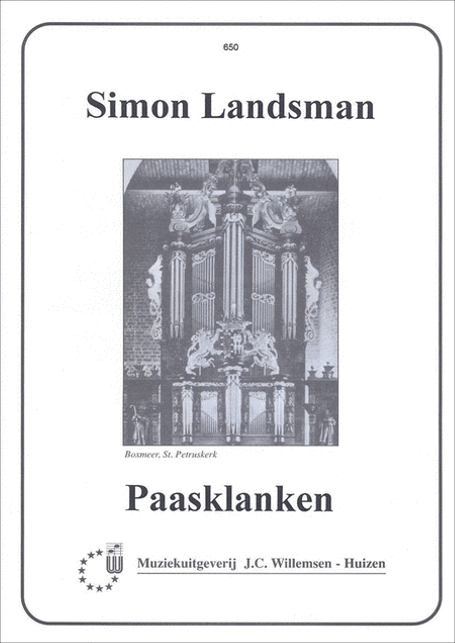 Paasklanken Organ scores gallery preview page 1