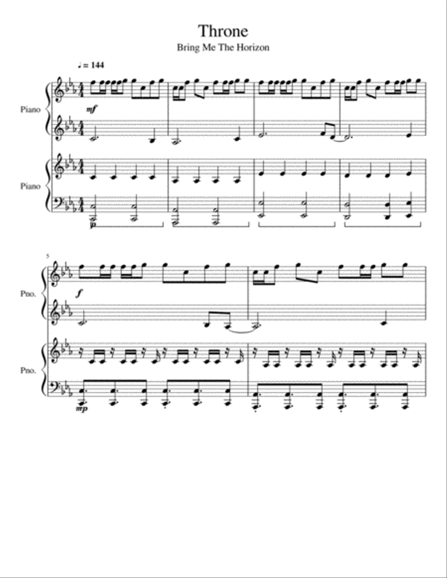 This Is Me Piano scores gallery preview page 1
