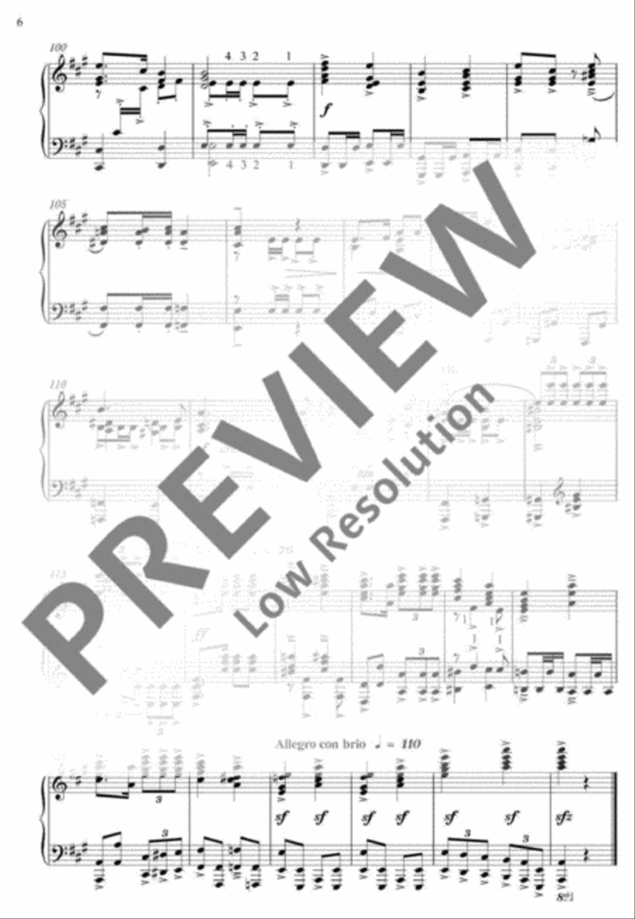 March of The Volunteers Piano Solo scores gallery preview page 7