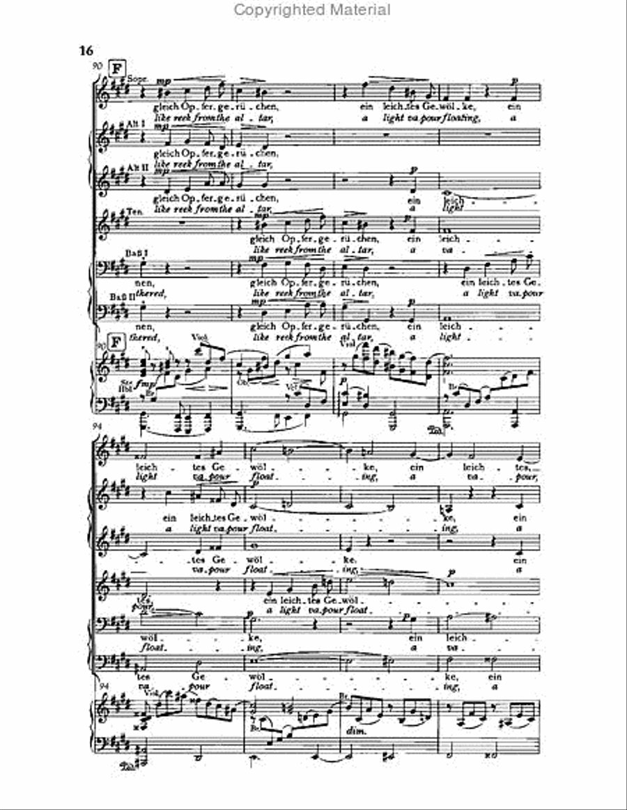 Gesang der Parzen, Op.89 Choir scores gallery preview page 16