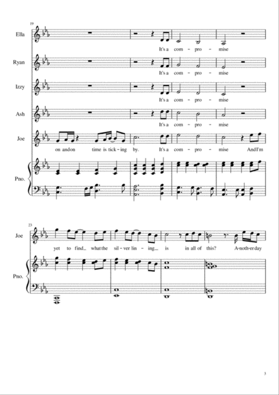 A Compromise Piano scores gallery preview page 3