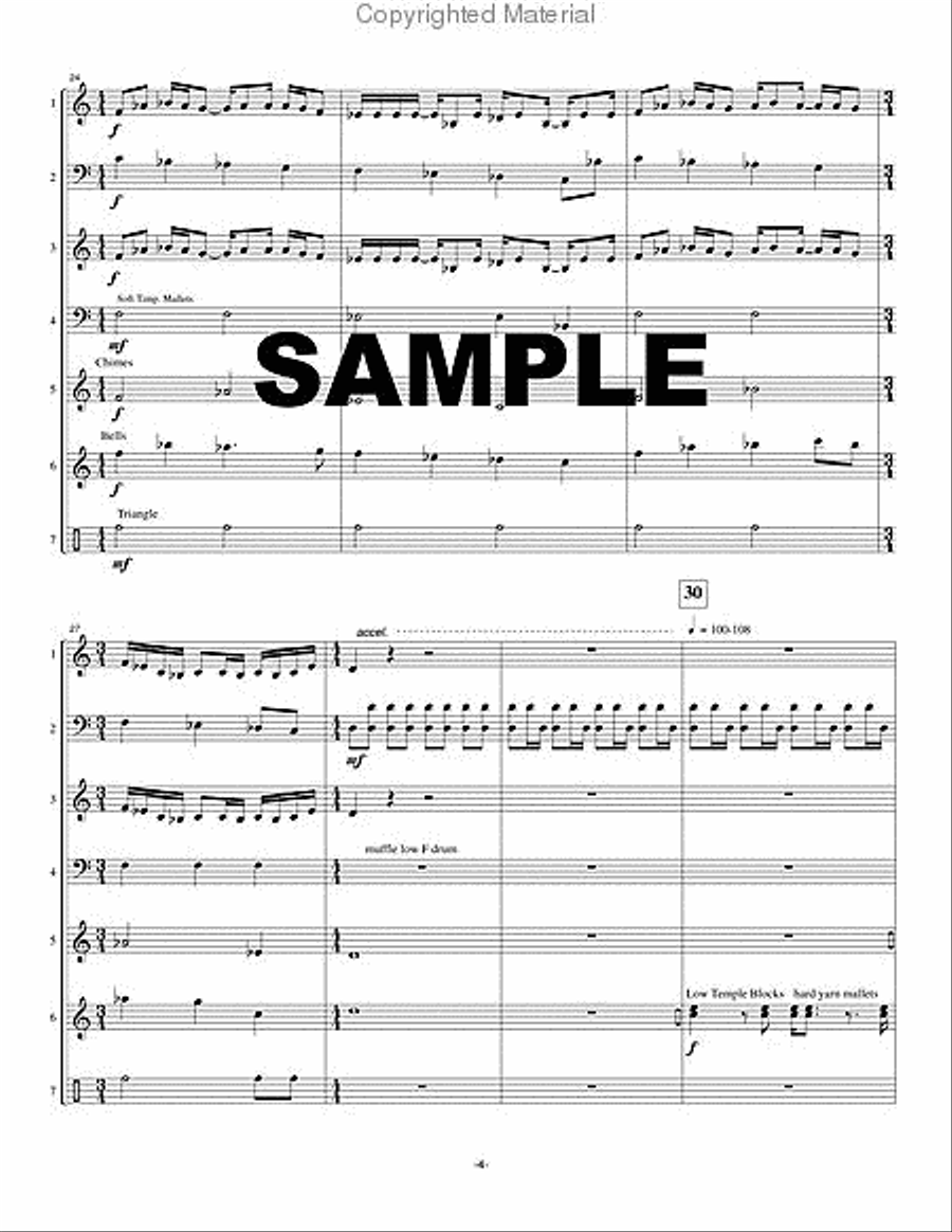 Teamwork Teamwork Percussion Ensemble scores gallery preview page 5