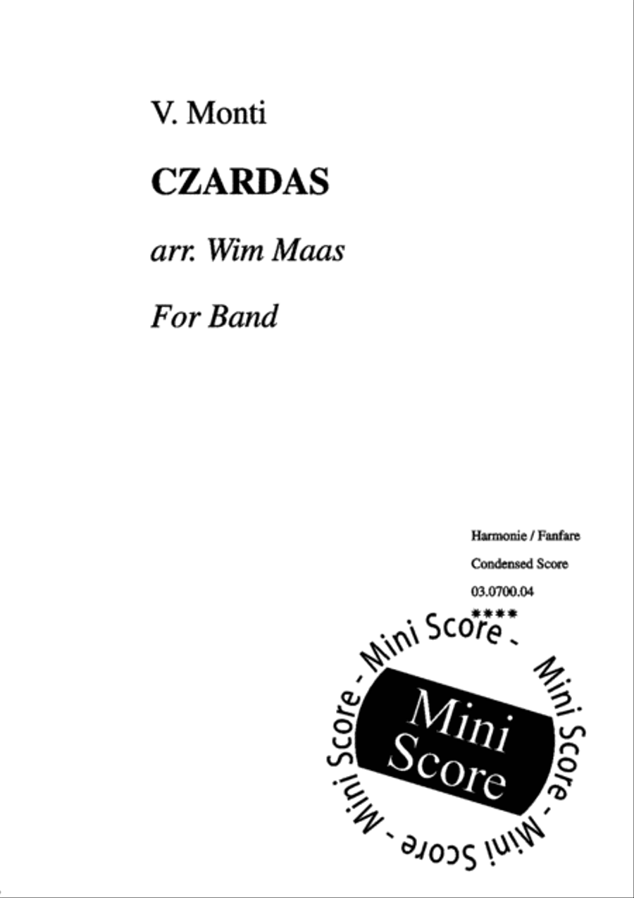 Czardas Concert Band scores gallery preview page 3