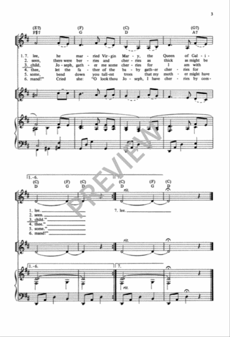 The Cherry Tree Carol
