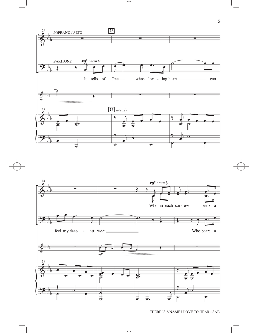There Is A Name I Love To Hear (Oh, How I Love Jesus) 3-Part - Digital Sheet Music page 4