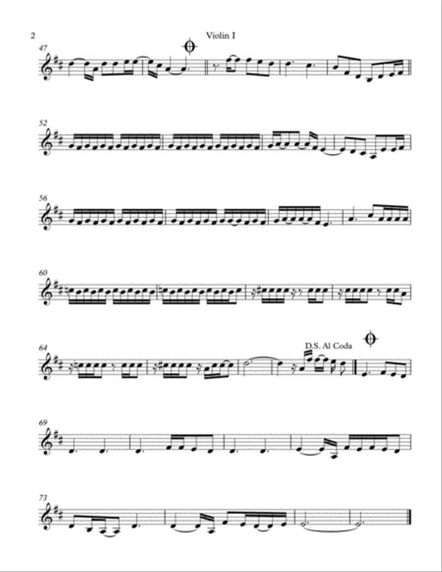 I Won't Give Up String Quartet scores gallery preview page 2