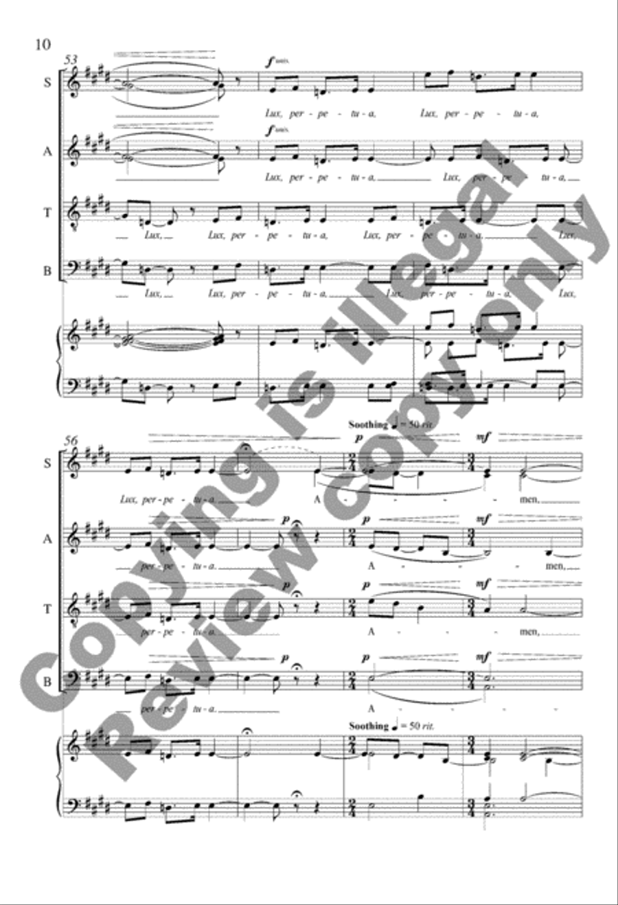 Last Lullaby Last Lullaby Divisi scores gallery preview page 10