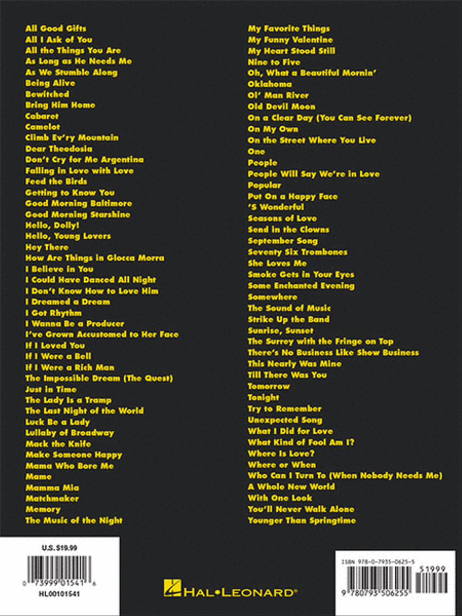 The Best Broadway Songs Ever - 4th Edition Voice scores gallery preview page 6