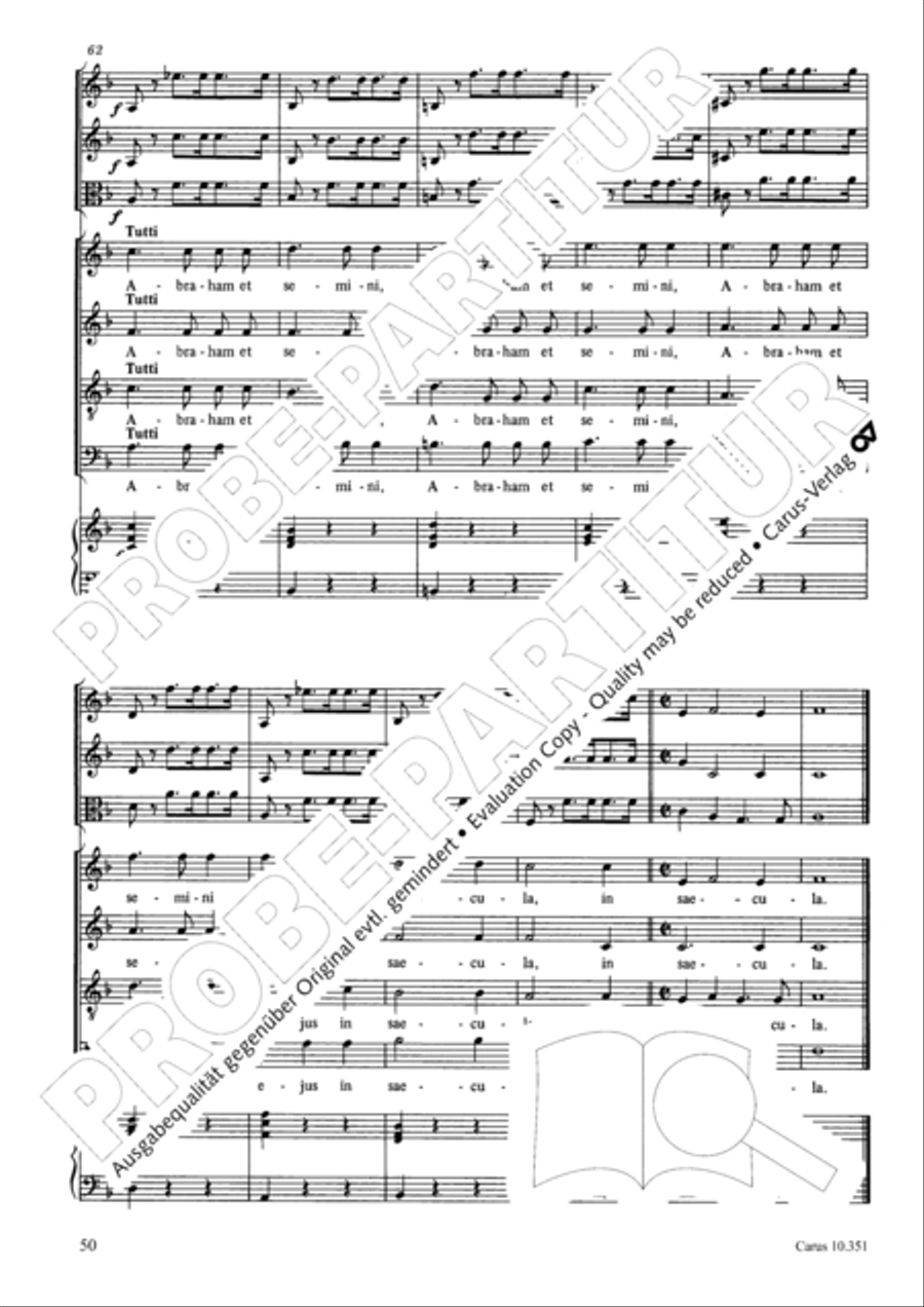 Magnificat Magnificat 4-Part scores gallery preview page 51