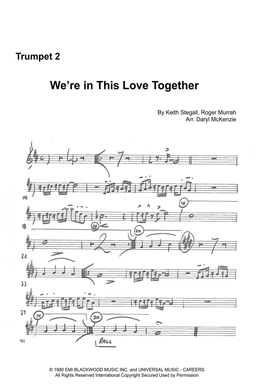 We're In This Love Together Large Ensemble scores gallery preview page 6