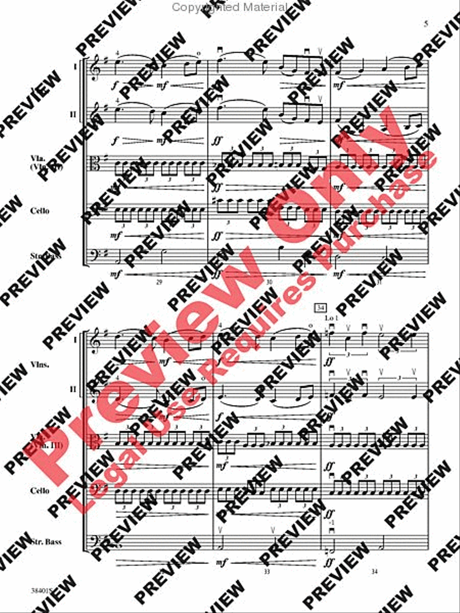 Swan Lake Swan Lake String Orchestra scores gallery preview page 6