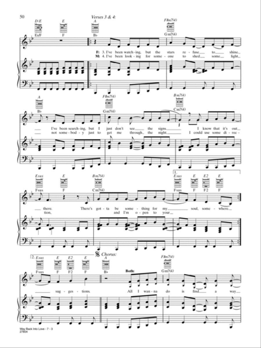 Way Back Into Love (from 