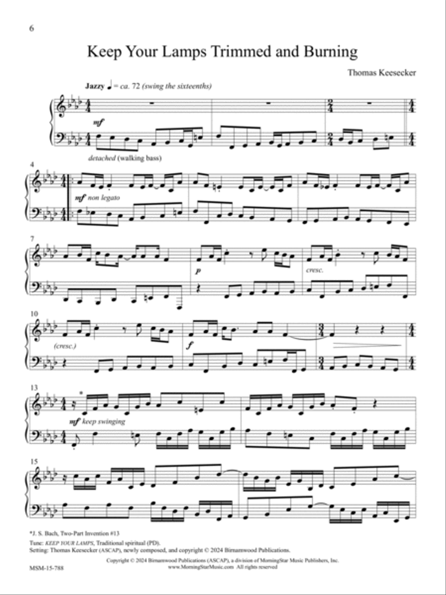 Peace Like a River Piano Solo scores gallery preview page 6