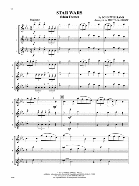 Pop Trios for All by Michael Story Piccolo - Sheet Music