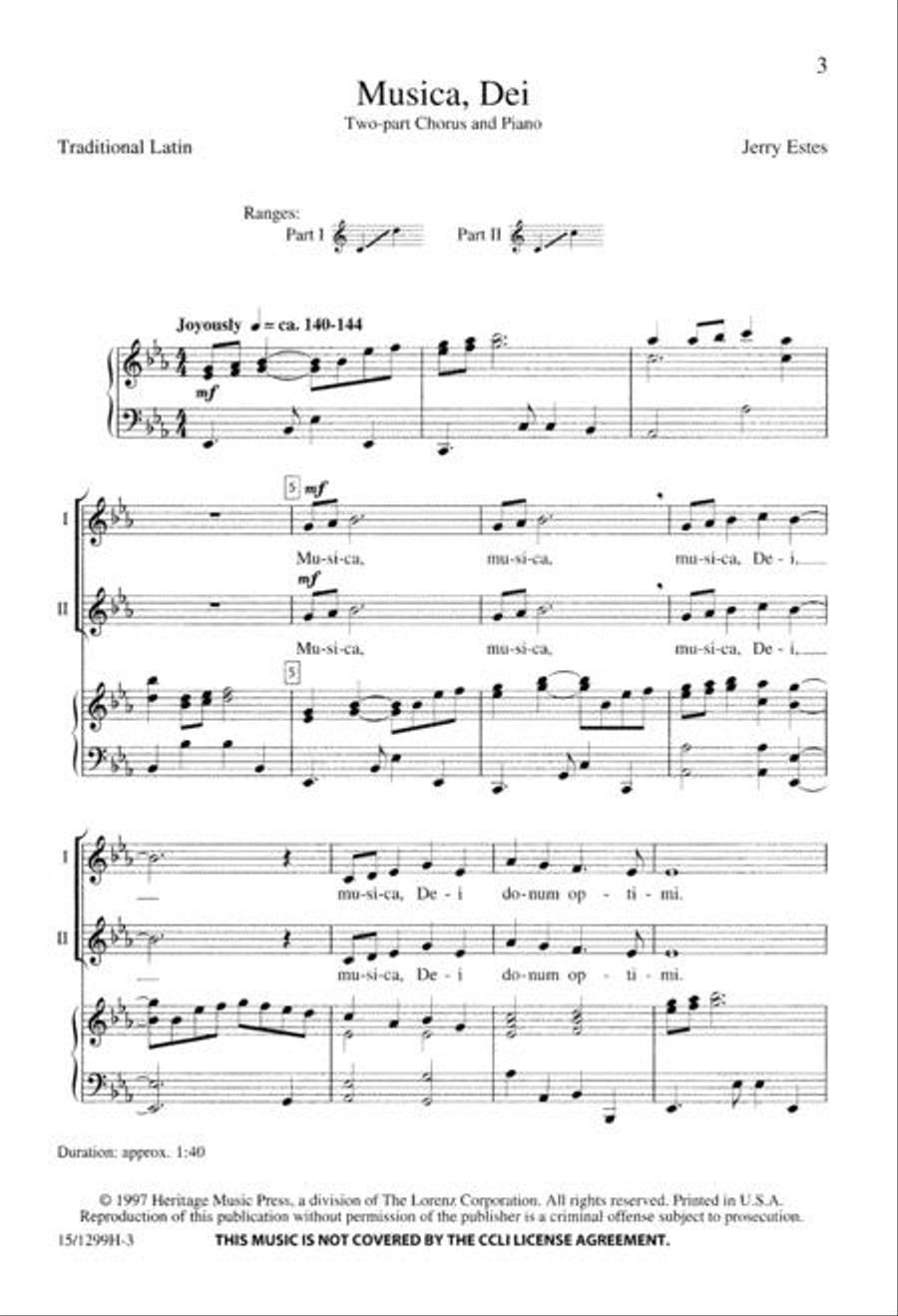 Musica Dei 3-Part scores gallery preview page 3
