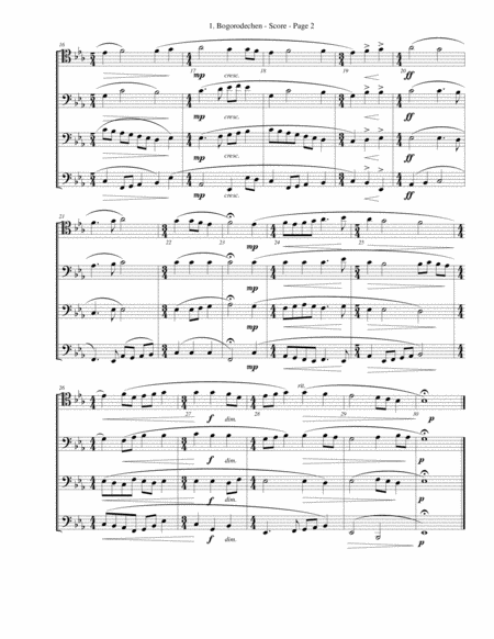 12 Slavic Chorals from the Romantic Era for Trombone or Low Brass Quartet