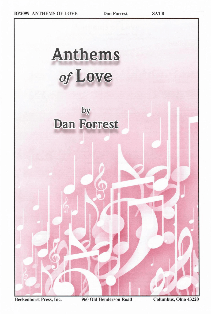 Anthems of Love Anthems of Love 4-Part scores gallery preview page 1