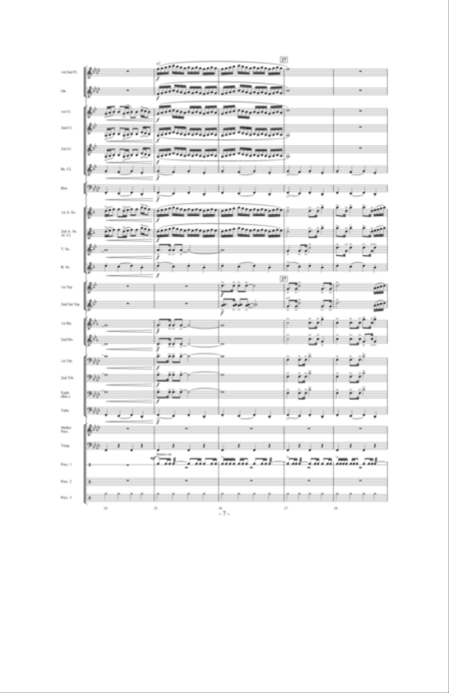 Valley of the Kings Concert Band scores gallery preview page 6