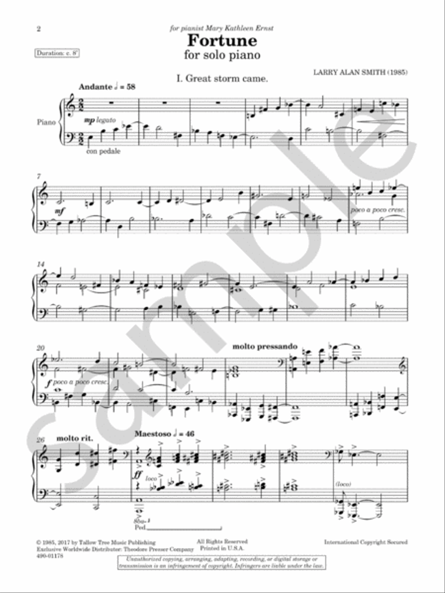 Fortune Chamber Music scores gallery preview page 3