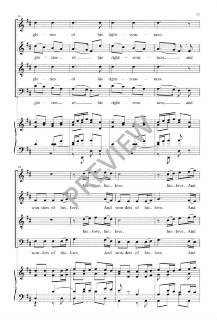Joy to the World 4-Part scores gallery preview page 11