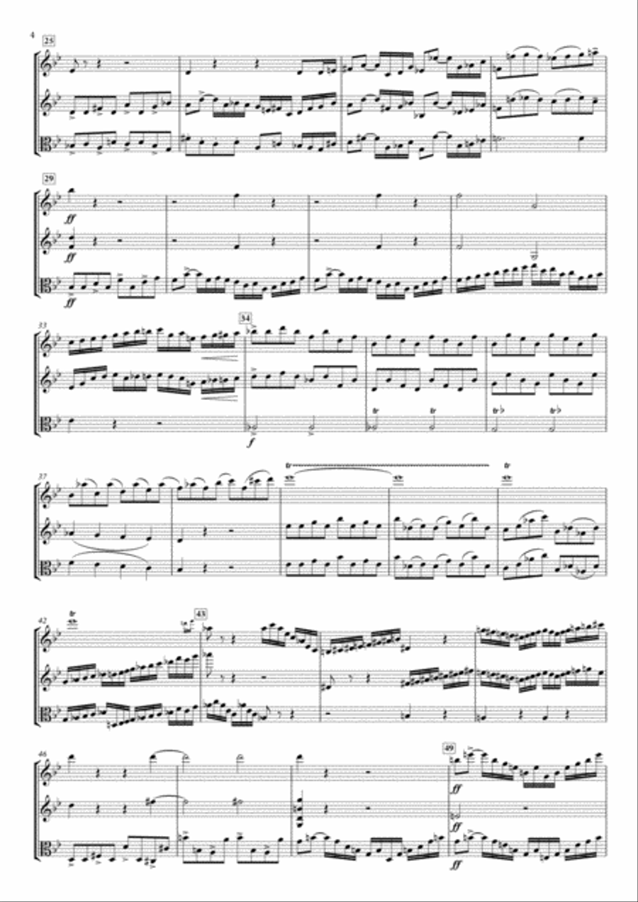 Suite for Terzetto, Op.133 String Duet scores gallery preview page 4