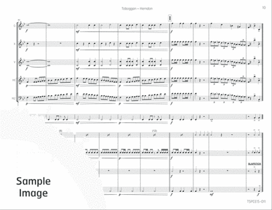 Toboggan Percussion Ensemble scores gallery preview page 14