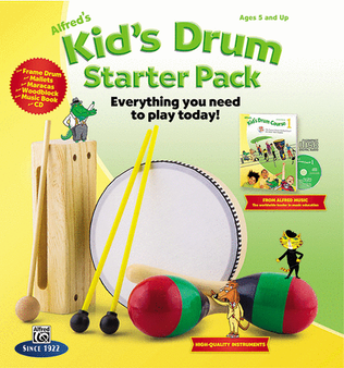 Book cover for Alfred's Kid's Drumset Course Complete Starter Pack