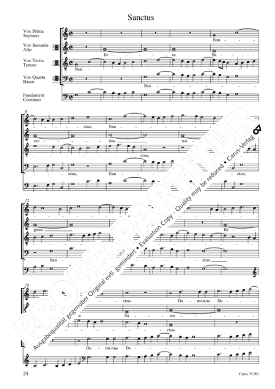 Palestrina: Masses and individual movements Score scores gallery preview page 39