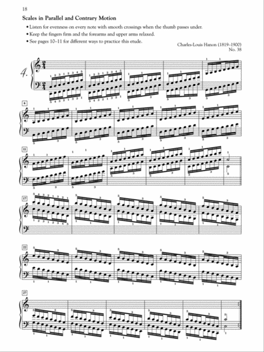 BurgmA1/4ller, Czerny & Hanon -- Piano Studies Selected for Technique and Musicality, Book 3 Piano Method scores gallery preview page 6
