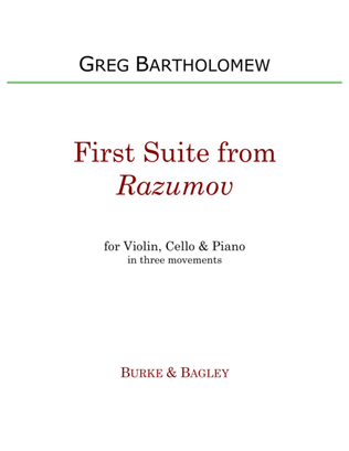 First Suite from Razumov for piano trio