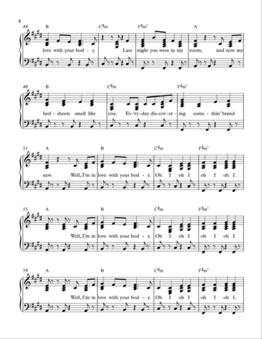 Shape Of You Voice scores gallery preview page 4