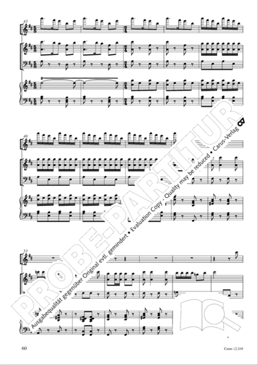 Mause in der Michaelskirche 4-Part scores gallery preview page 61