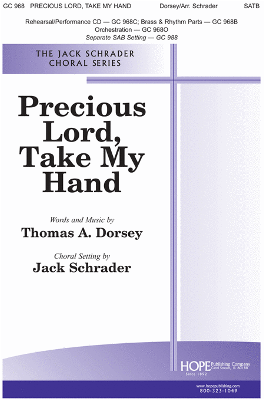 Precious Lord, Take My Hand 4-Part scores gallery preview page 1