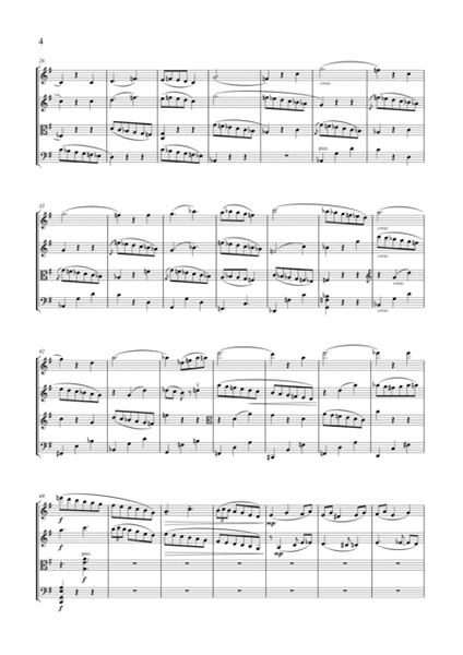 Two movements for string quartet