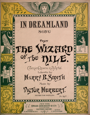 Book cover for In Dreamland. Song