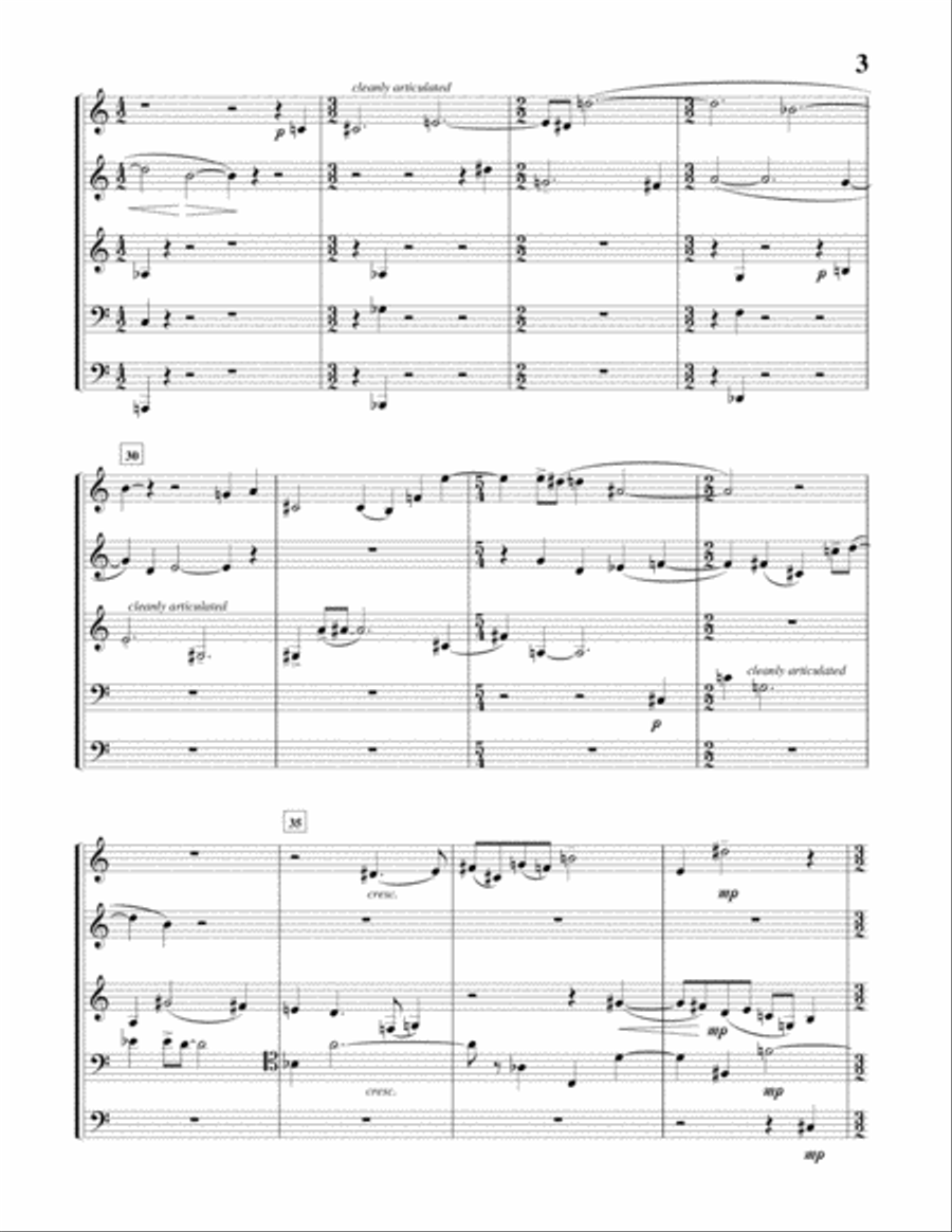 [Fennelly] Velvet and Spice Brass Ensemble scores gallery preview page 5