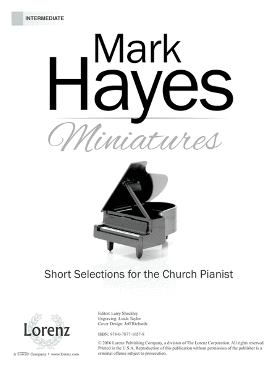 Mark Hayes Miniatures (Digital Delivery) Piano Solo scores gallery preview page 1