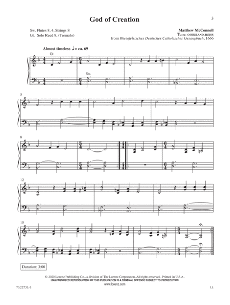 The Lord's Supper Organ Solo scores gallery preview page 2